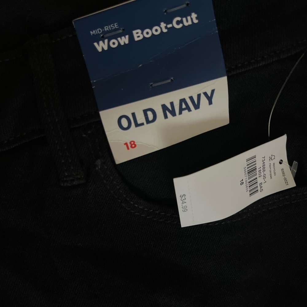 Old Navy Black Bootcut Jeans Wow Style